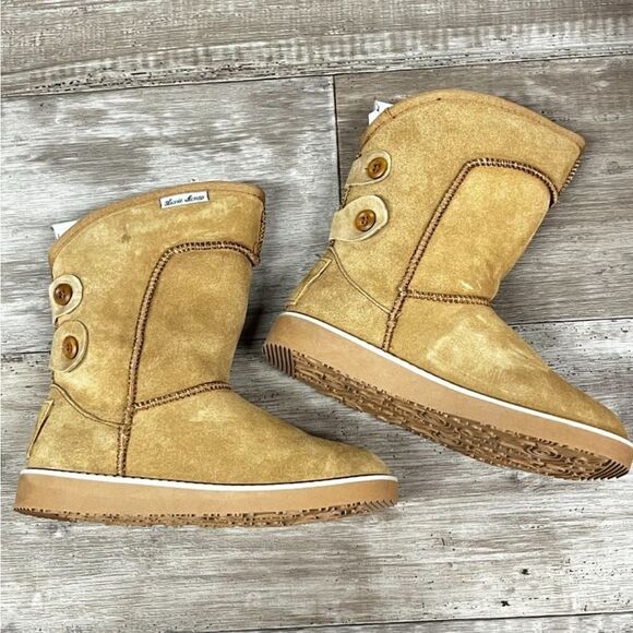 Aussie Merino Philipa Boots In Tan - Picture 3 of 4